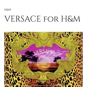 Luxury Versace for H&M Special Edtition 2020 19x17x6.   2available